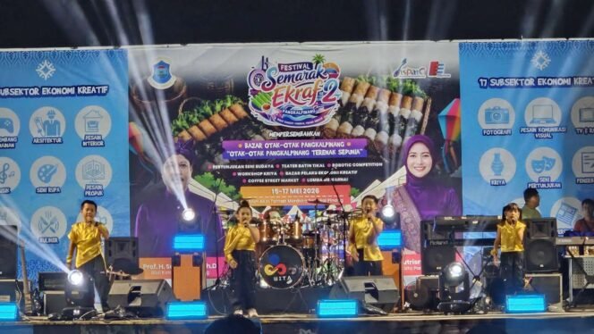 
Festival Semarak Ekraf Pangkalpinang ke-2 Tahun 2026 di Alun-alun Taman Merdeka Resmi di Tutup