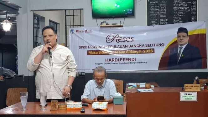 
Reses Anggota DPRD Babel Hardi Efendi: Jangan Mencari Kerja Tapi Bagaimana Menciptakan Lapangan Pekerjaan 